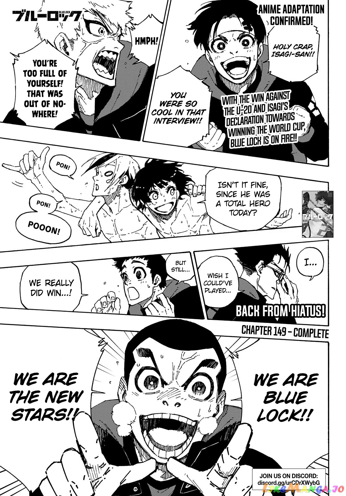 Blue Lock Chapter 149 image 02